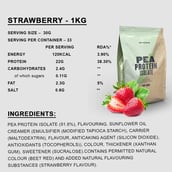 2 - Myprotein Pea Protein Isolate,  2.2 lb  Strawberry 