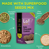 3 - Lo! Foods Keto Cookie, Chocolate 200 g