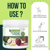 11 - bGREEN Pre-Workout Energy Mix by MuscleBlaze, 0.55 lb Raspberry Lemon