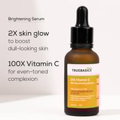 3 - TrueBasics 10% Vitamin C Skin Illuminating Serum with Kakadu Plum Extract,  30 ml  for Skin Brightening, Fine Lines & Wrinkles