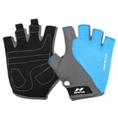 4 - Nivia Coral Sports Gloves,  Sky Blue/Grey  Medium 