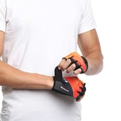 2 - Nivia Crystal Sports Gloves, Red Small