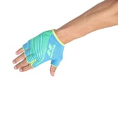 2 - Nivia Taipen Sports Gloves, S.Blue/Grey Large