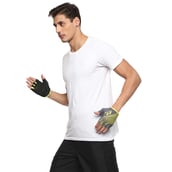 1 - Nivia Taipen Sports Gloves,  Grey/Black  Medium 