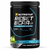 1 - Nutristar Reset BCAA Plus,  0.77 lb  35 Servings  Green Apple 