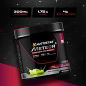 3 - Nutristar Meteor Explosive Pre Workout, 0.66 lb Green Apple