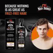 2 - Man Arden No Frizz Hair Serum,  120 ml  for All Hair Types 