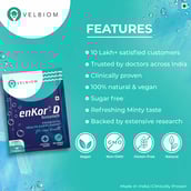 5 - Velbiom enKor-D Oral Health Probiotic,  10 sachets/pack  Mint 