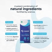6 - Velbiom Q-gazz for Gas & Bloating Relief,  30 tablet(s)  Unflavoured 