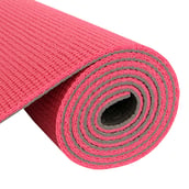 3 - Nivia Yoga Mat Two Layer PVC, Red & Grey 6mm