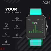 3 - AQFiT W12 Smartwatch,  Green  Free Size 