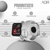 3 - AQFiT W9 Quad Bluetooth Calling Smartwatch,  Silver  Free Size 
