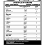 8 - MuscleXP Amino Blend & Energy Powder,  0.88 lb  50 Servings  Orange 