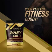 5 - MuscleXP Whey Gold Protein with Digestive Enzymes,  2.2 lb  Double Chocolate 