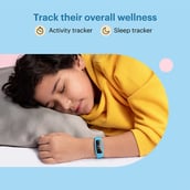 2 - Noise Champ Smart Band for Kids with 7 Alarms,  Carbon Black  Free Size 