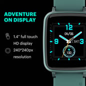 2 - Noise ColorFit Beat Smartwatch, Teal Green Free Size