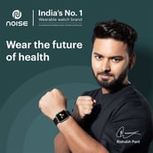 2 - Noise ColorFit Pro 2 Oxy Smartwatch,  Mist Grey  Free Size 