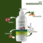 3 - Health Veda Organics Onion Conditioner,  300 ml  for All Hair Type 