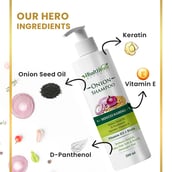 3 - Health Veda Organics Onion Shampoo,  200 ml  Reduces Hairfall 