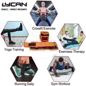 3 - Lycan Wrist and Ankle Weights, Orange 2 kg