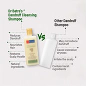 3 - Dr Batra's Dandruff Cleansing Shampoo (Pack of 3),  200 ml  Enriched with Thuja 