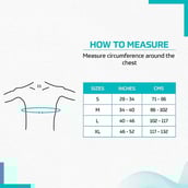 6 - beatXP Clavicle Brace Posture Corrector,  Large  Blue 