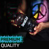 3 - beatXP Gallon Water Bottle with Mixer Ball and Strainer,  Black  1.5 L 