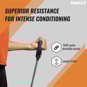 3 - beatXP Double Toning Tube, Grey Heavy