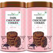 1 - NourishVitals Cookies,  0.120 kg  Dark Chocochip Pack of 2 