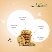 3 - NourishVitals Cookies, 0.120 kg Multigrain (Sugar Free) Pack of 2