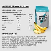 2 - Myprotein Impact Whey Protein,  2.2 lb  Banana 