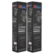 Dr Batra's Pro+ Lightening Facial Kit,  250 g  for Skin Lightening (Pack of 2) 