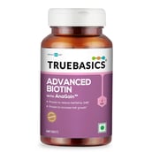 1 - TrueBasics Advanced Biotin with Anagain,  60 tablet(s)  Unflavoured 