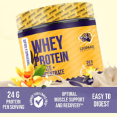 2 - Leopard Nutrition Whey Protein Isolate + Concentrate, 0.55 lb Vanilla