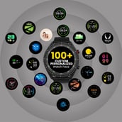 4 - Zebronics ZEB-FIT4220CH Smart Fitness Watch,  Black  3.3 cm 