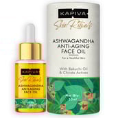 1 - Kapiva Ashwagandha Anti-Aging Face Oil,  30 ml  for a Youthful Skin 