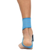 3 - Nivia Orthopedic Compression Ankle Wraps,  Sky Blue  Free Size 