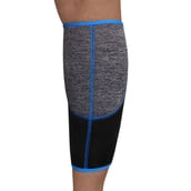 4 - Nivia Orthopedic Calf Support Slip-In Type (MB-12),  Grey-Black  Medium 