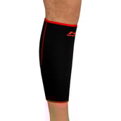 2 - Nivia Orthopedic Calf Support Slip-In (RB-20),  Black-Red  Small 