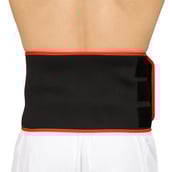 2 - Nivia Orthopedic Waist Support Adjustable (RB-09),  Black  Small 