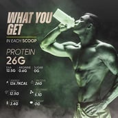 4 - Masculn 100% Whey Protein Concentrate,  4.4 lb  Magical Cafe Mocha 