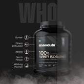 4 - Masculn 100% Whey Isoblend,  4.4 lb  Magical Cafe Mocha 
