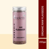 2 - Praakritik Organic Raw Flaxseeds,  Unflavoured  200 g 