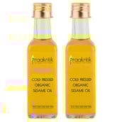 1 - Praakritik Organic Cold Pressed Sesame Oil (Pack of 2), 100 ml