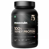1 - Masculn 100% Whey Protein Concentrate,  2.2 lb  Divine Chocolate 