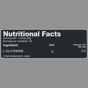 2 - Absolute Nutrition Knockout Series Glutamine 5000mg,  0.55 lb  Unflavoured 