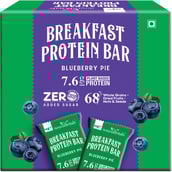 2 - NourishVitals Breakfast Protein Bar,  5 bar(s)  Blueberry Pie 