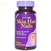 Natrol Skin Hair & Nails, 60 capsules Unflavoured