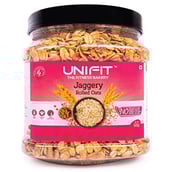 1 - UNIFIT Jaggery Rolled Oats, 400 g Unflavoured