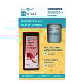 2 - HealthKart HK Vitals ACV Filter 500 + Multivitamin Probiotics Combo,  60 capsules  Unflavoured 